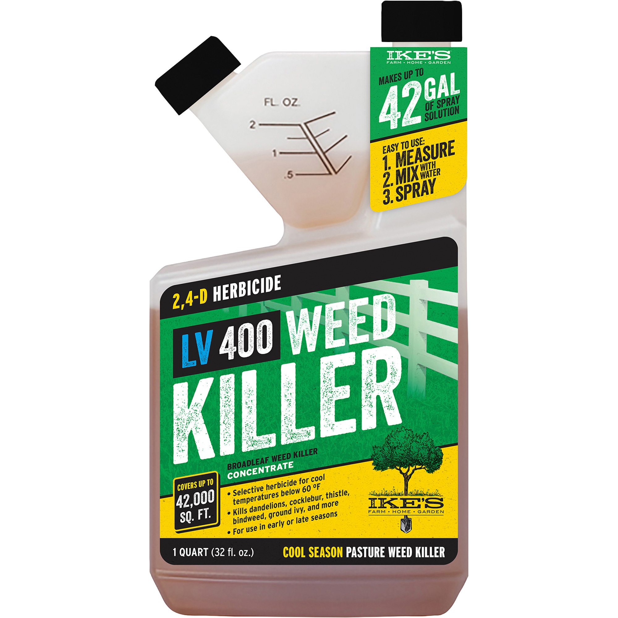IKE'S LV400 Weed Killer Concentrate, 1-Qt. Bottle